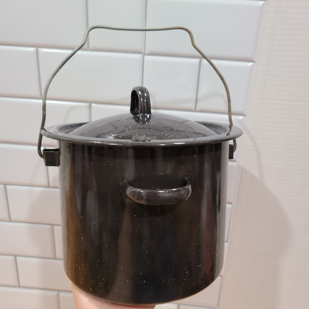 Outback Enamel Camp Cook Set Camping Cookware set - Picture 3 of 15